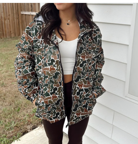 Camo Rain Jacket